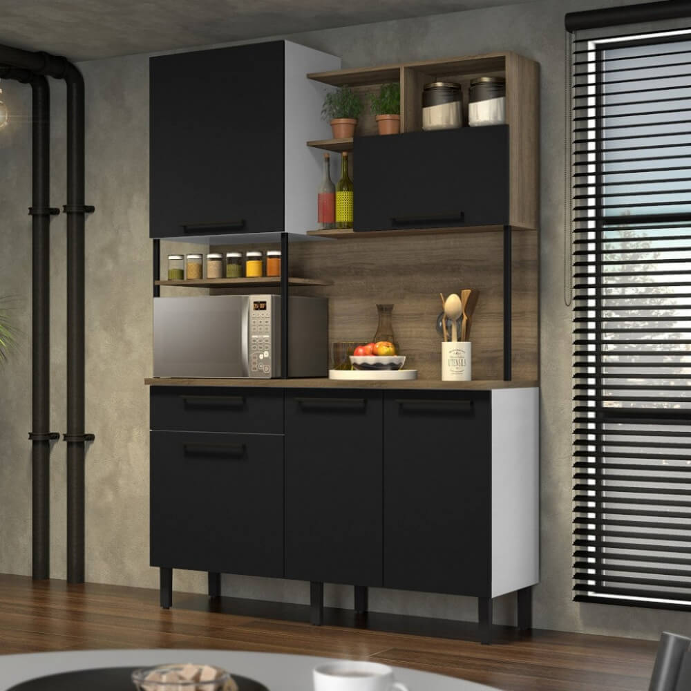 Armário de Cozinha em Aço Itatiaia Premium IP1-105 Branco