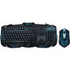 Teclado E Mouse Gamer Multilaser Com Fio Usb Azul Tc195