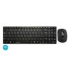 Teclado E Mouse Sem Fio 2.4 Ghz Multi Pre Usb Slim