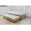Colchobox Ortopédico Solteiro c/ cama Auxiliar Sonho Bom Bege 088x188x60 Nosso Sonho