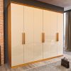 Guarda Roupas 6 portas abrir Otto 100% MDF 2.08  c/4 gav naturalle-OFF B. Pastor