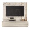 Home Theater Apolo 1.83 cor Calacata-OFF White Madetec