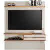 Painel NT1155 p/TV 55 Polegadas 1,35m Off White-Freijó Trend Notável