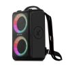 Caixa De Som Mochila Bagvox Black Amvox Aca 600 – Bivolt