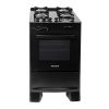 Fogão Suggar 4 Bocas Preto Mesa de Vidro Neo Glass FGVNG410PT Bivolt