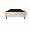 Box Casal Base NEW LARE 138x188x30 Suede Bege Nosso Sonho