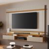 Painel NT1370 2,10m para TV de até 75" Freijó/Off White Notável