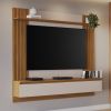 Painel NT1365 1,60m para TV de 65" Freijó/Off White Notável