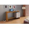 Mesa de Computador Escrivaninha Gaby 1,21m Cinamomo/Off White JCM Móveis 