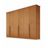 Guarda Roupas Bianca 2.30m 6 portas MDF Nature Bianchi