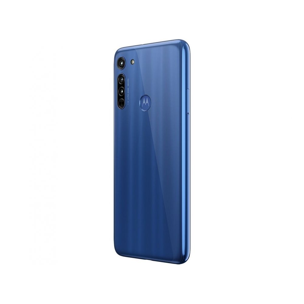 Smartphone Motorola Moto G8 64GB Azul Capri 4G - 4GB RAM Tela 6,4” Câm.  Tripla + - NovoLare