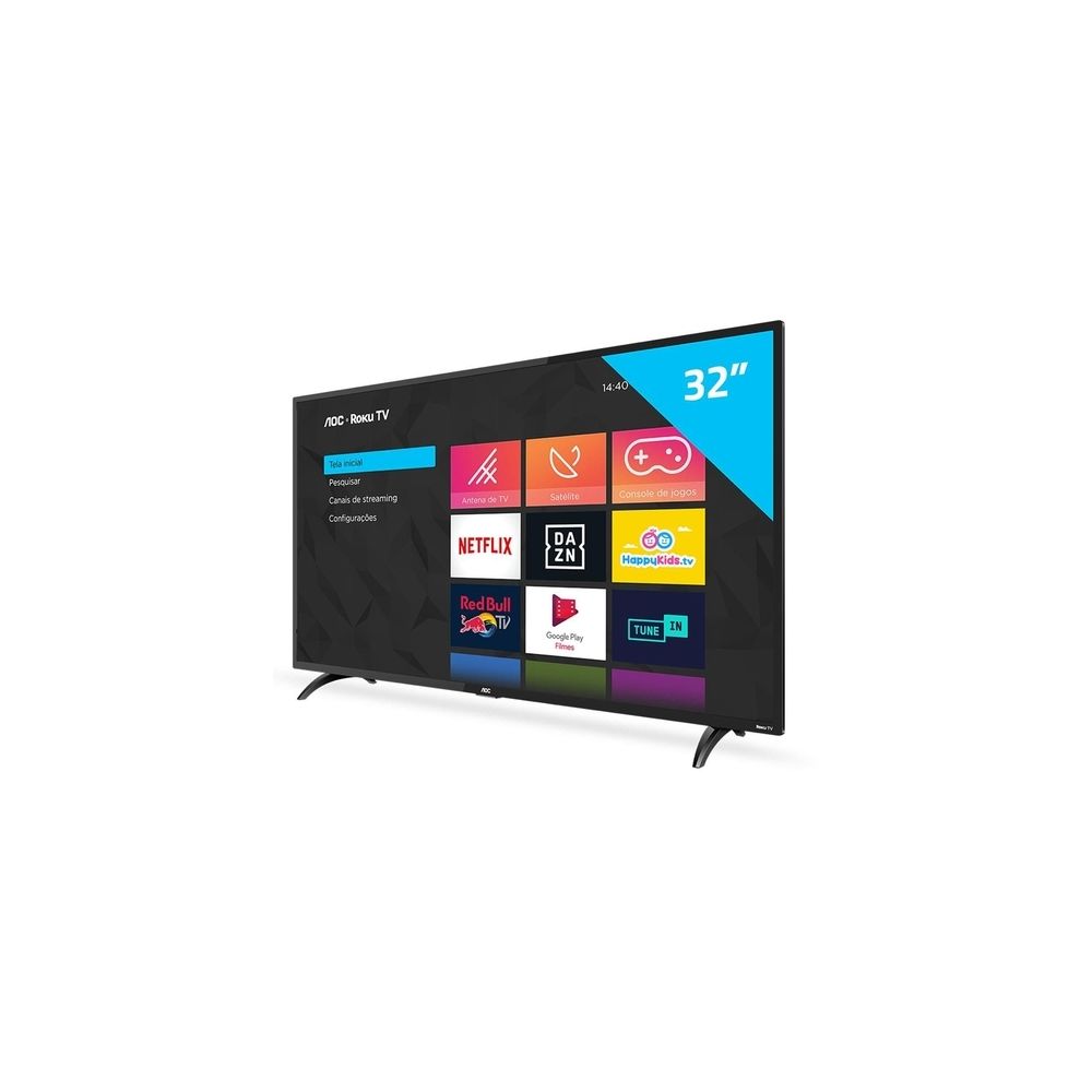 smart tv hd led 32 aoc 32s5195 78g conversor digital wi fi