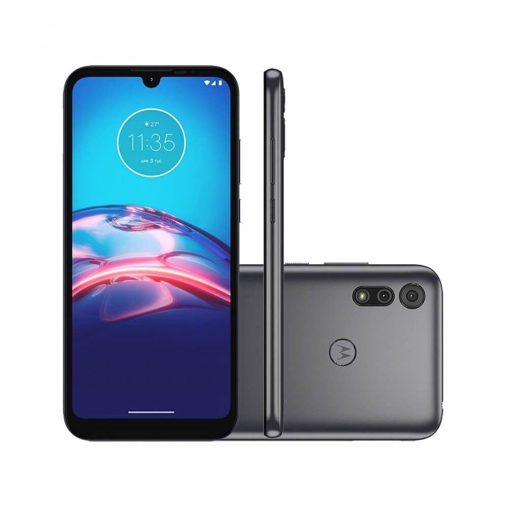 Celular Motorola Moto E6s Cinza Titanium 32GB Tela 6.1" 2GB RAM Câmera  Dupla 13M - NovoLare